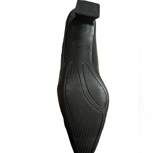 Easy Street NWOT The Waive size 9 black patent shoe with ruched bow detail. - Picture 5 of 7